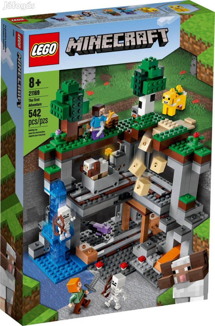 LEGO Minecraft 21169 The First Adventure új, bontatlan