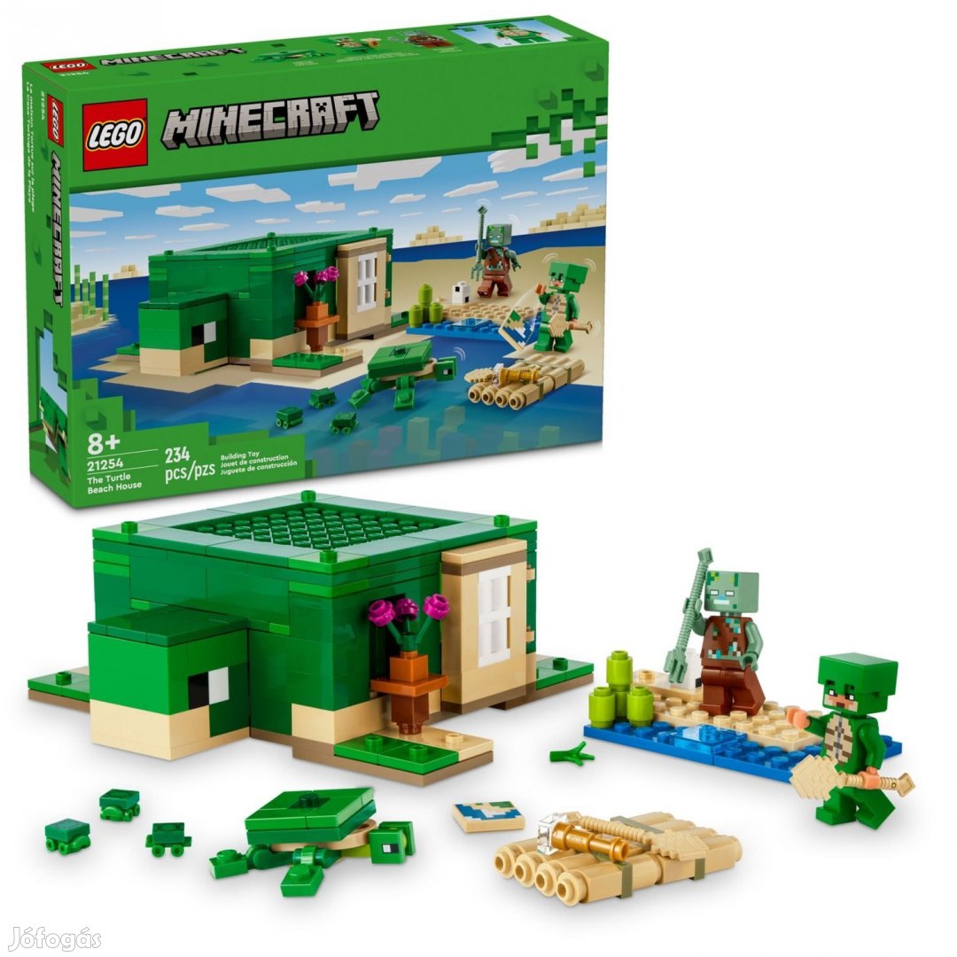 LEGO Minecraft 21254 A tengerparti teknősház - 21254