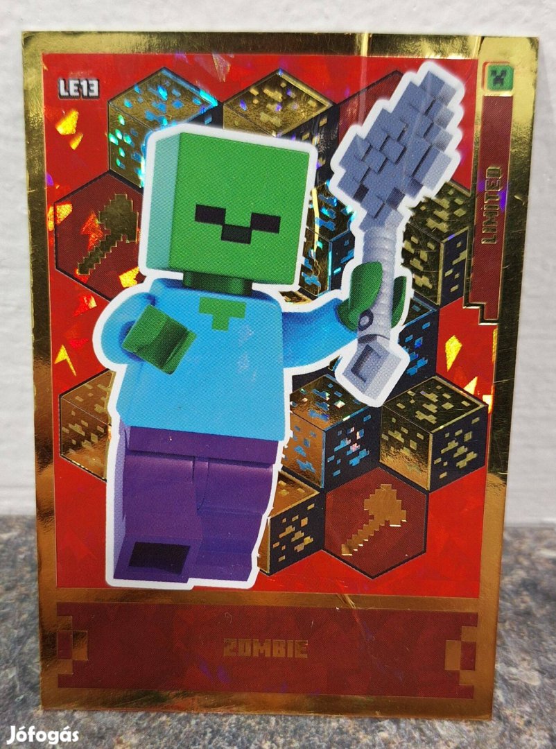 LEGO Minecraft Trading Card Collection Series 1 - # LE13 Zombie