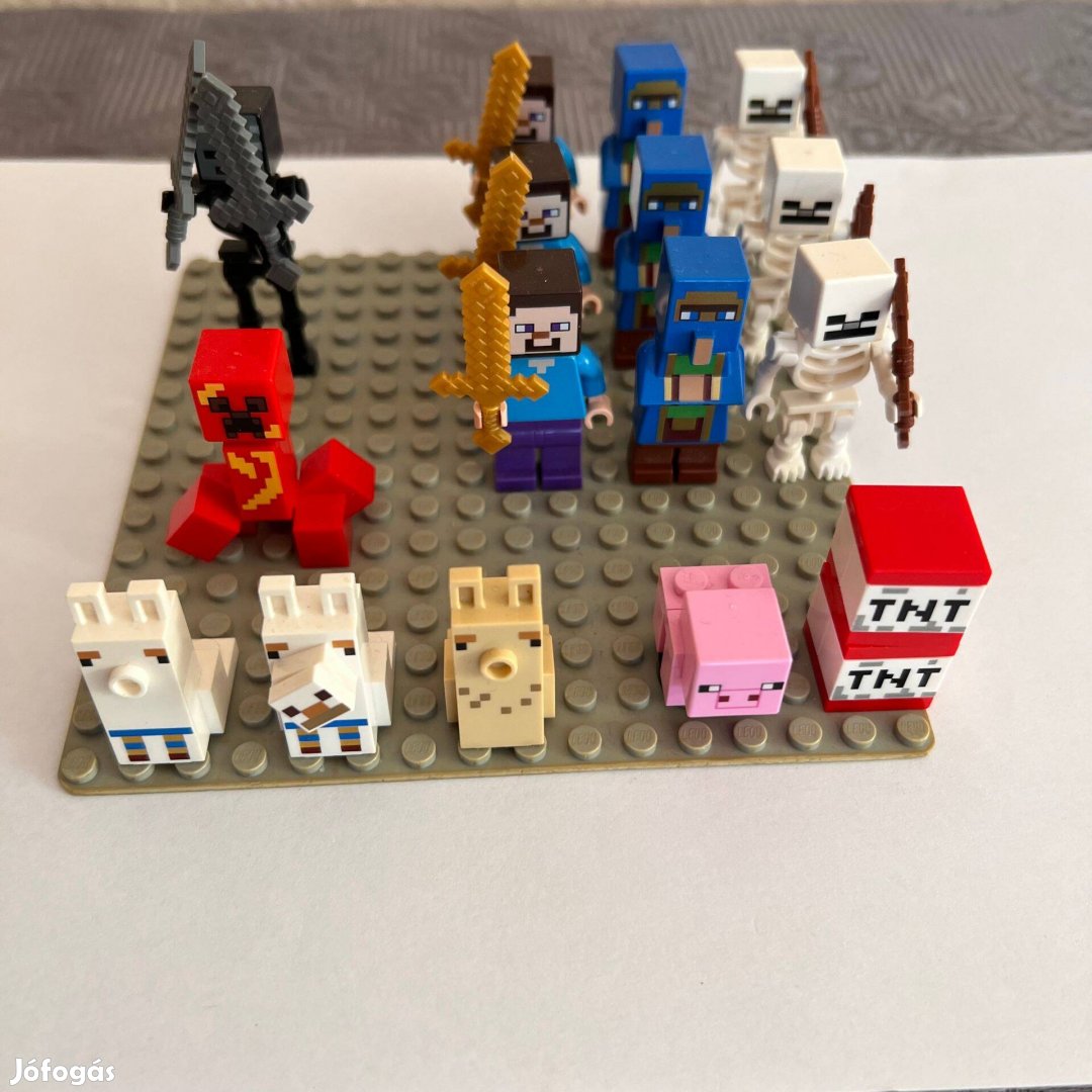 LEGO Minecraft figurák csomag
