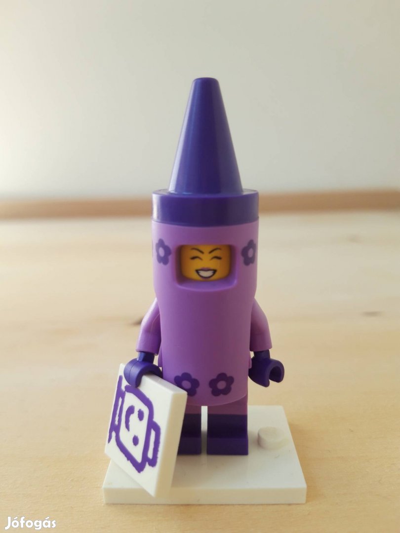 LEGO Minifigura 71023 Zsírkréta lány (Crayon girl)