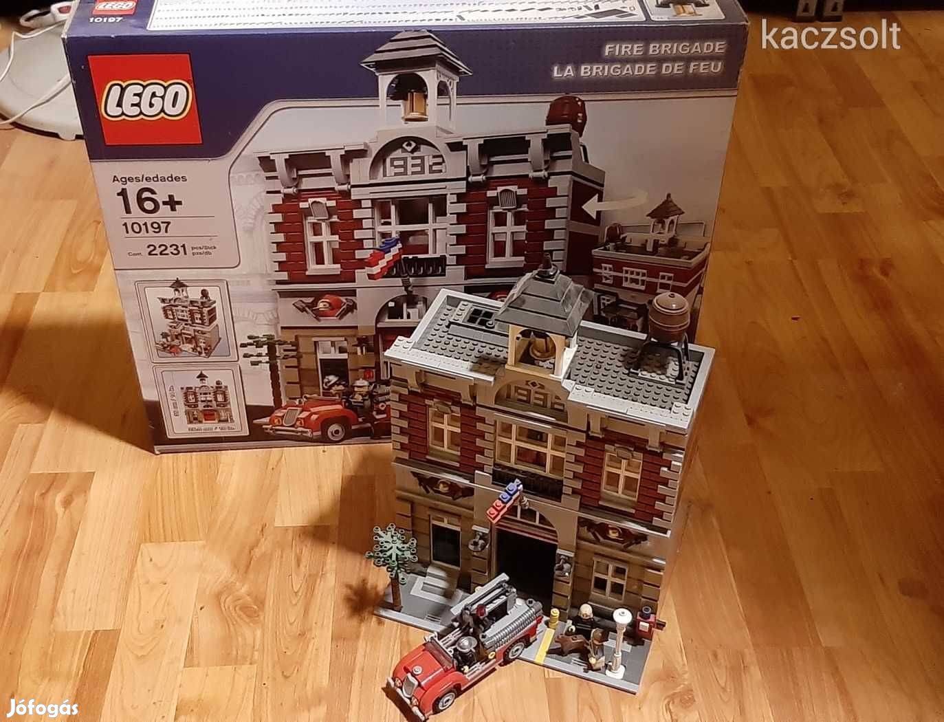 LEGO Modular 10197 tűzoltóság + doboz + leírás megkimélt BP!