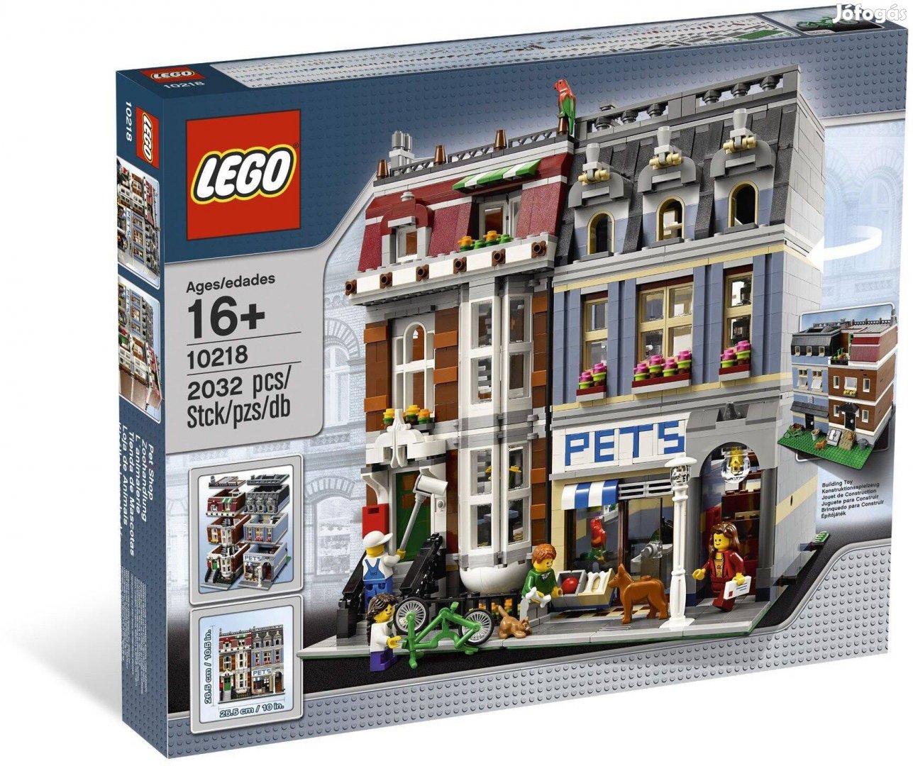 LEGO Modular Buildings 10218 Pet Shop bontatlan, új