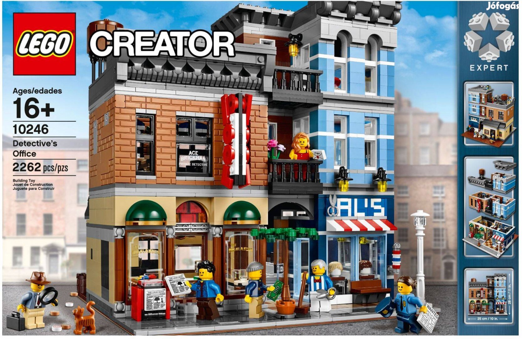 LEGO Modular Buildings 10246 Detective's Office bontatlan, új