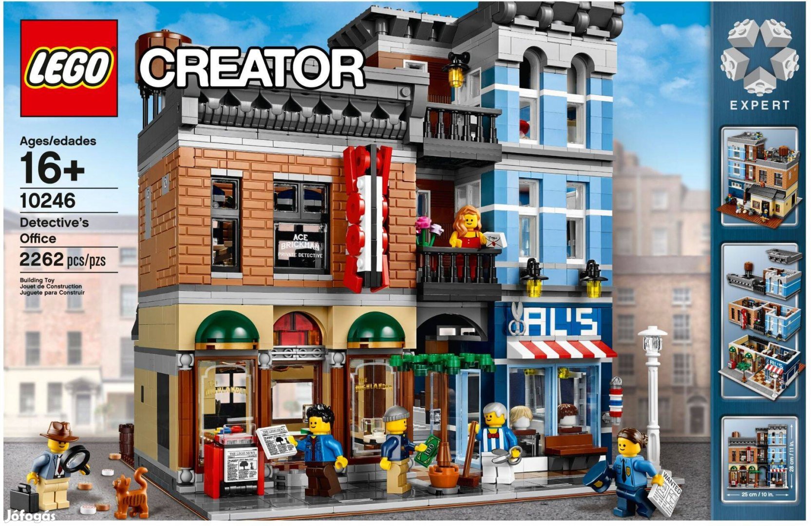 LEGO Modular Buildings 10246 Detective's Office bontatlan, új