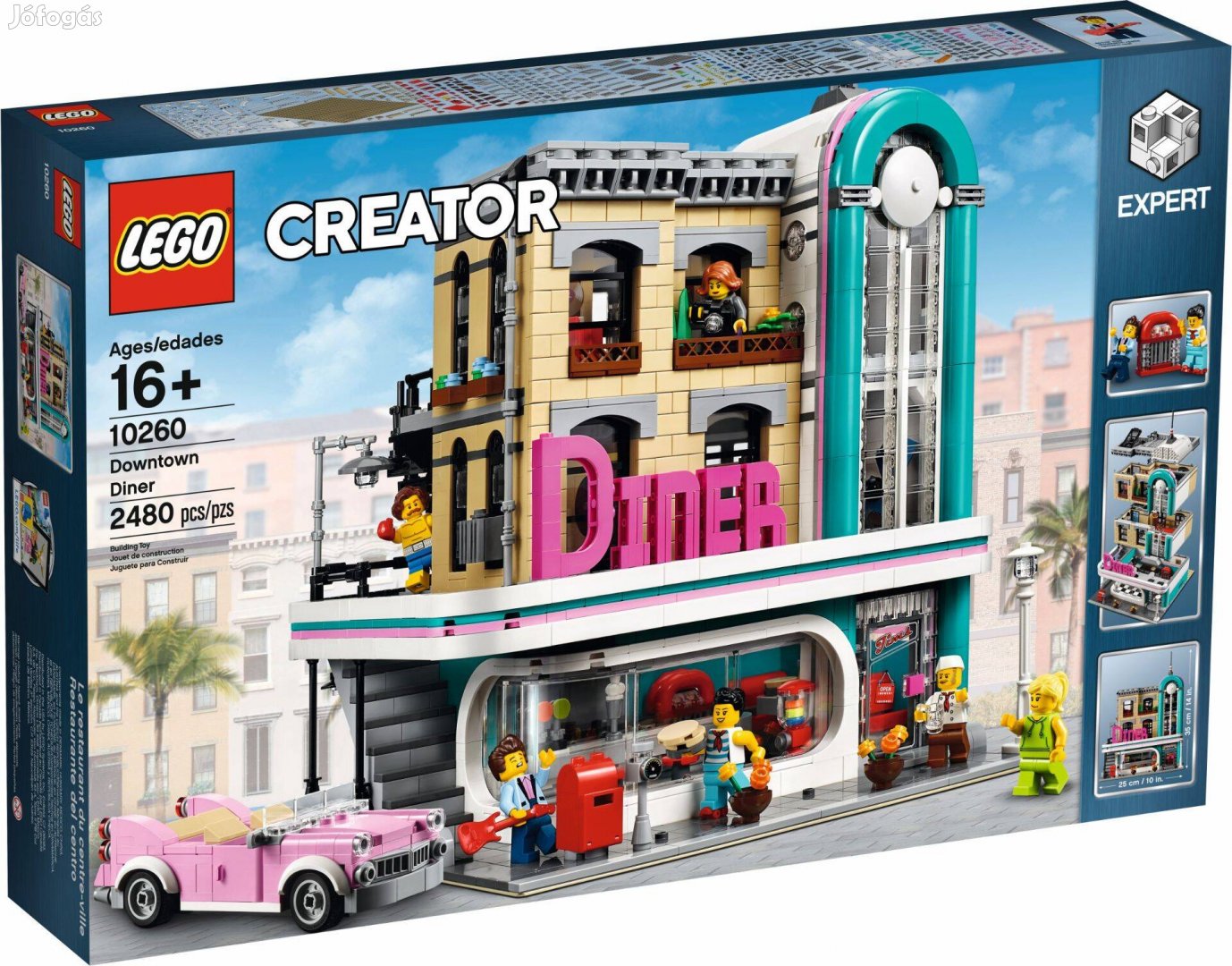 LEGO Modular Buildings 10260 Downtown Diner új, bontatlan