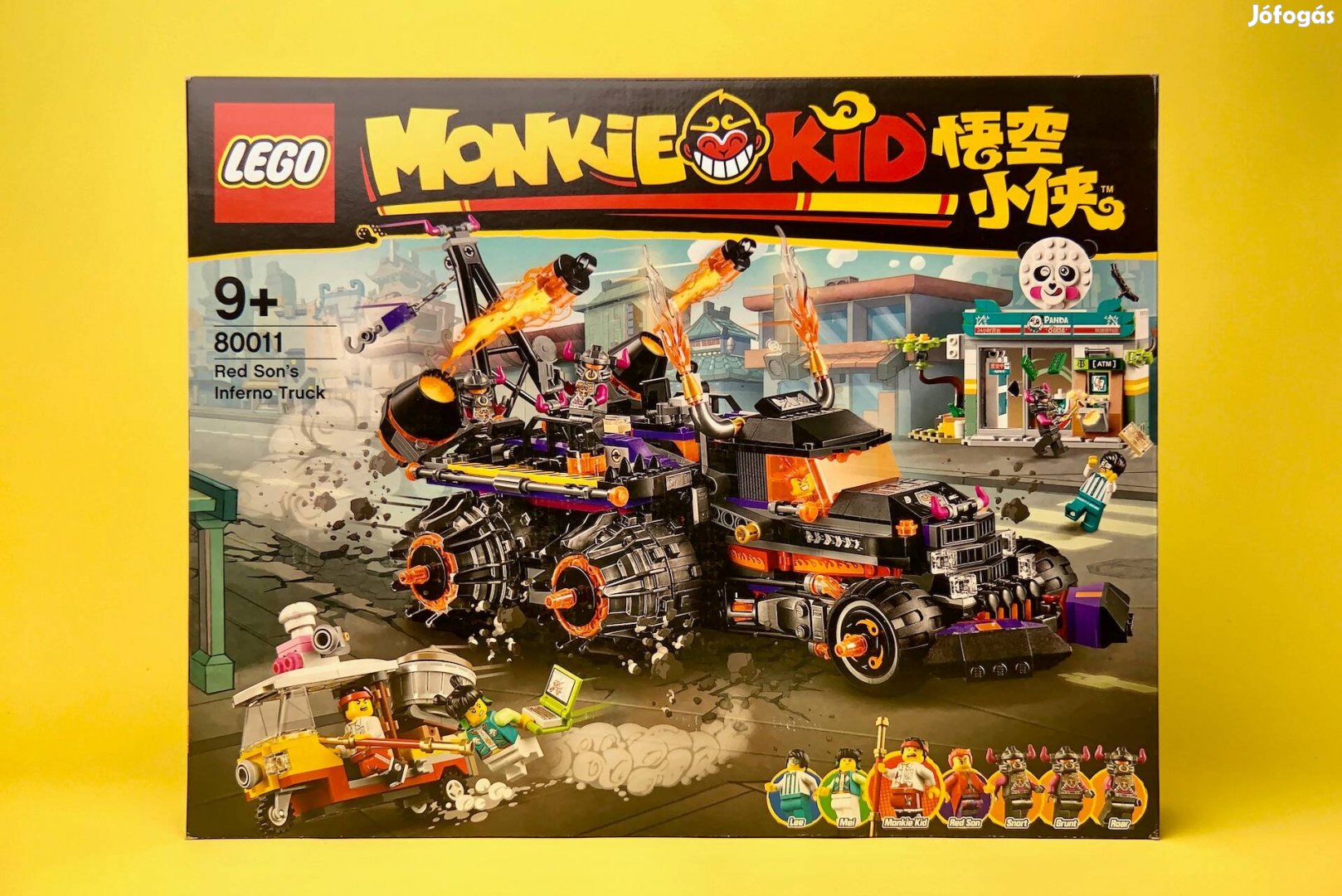 LEGO Monkie Kid 80011 Red Son pokoli kocsija, Új, Bontatlan