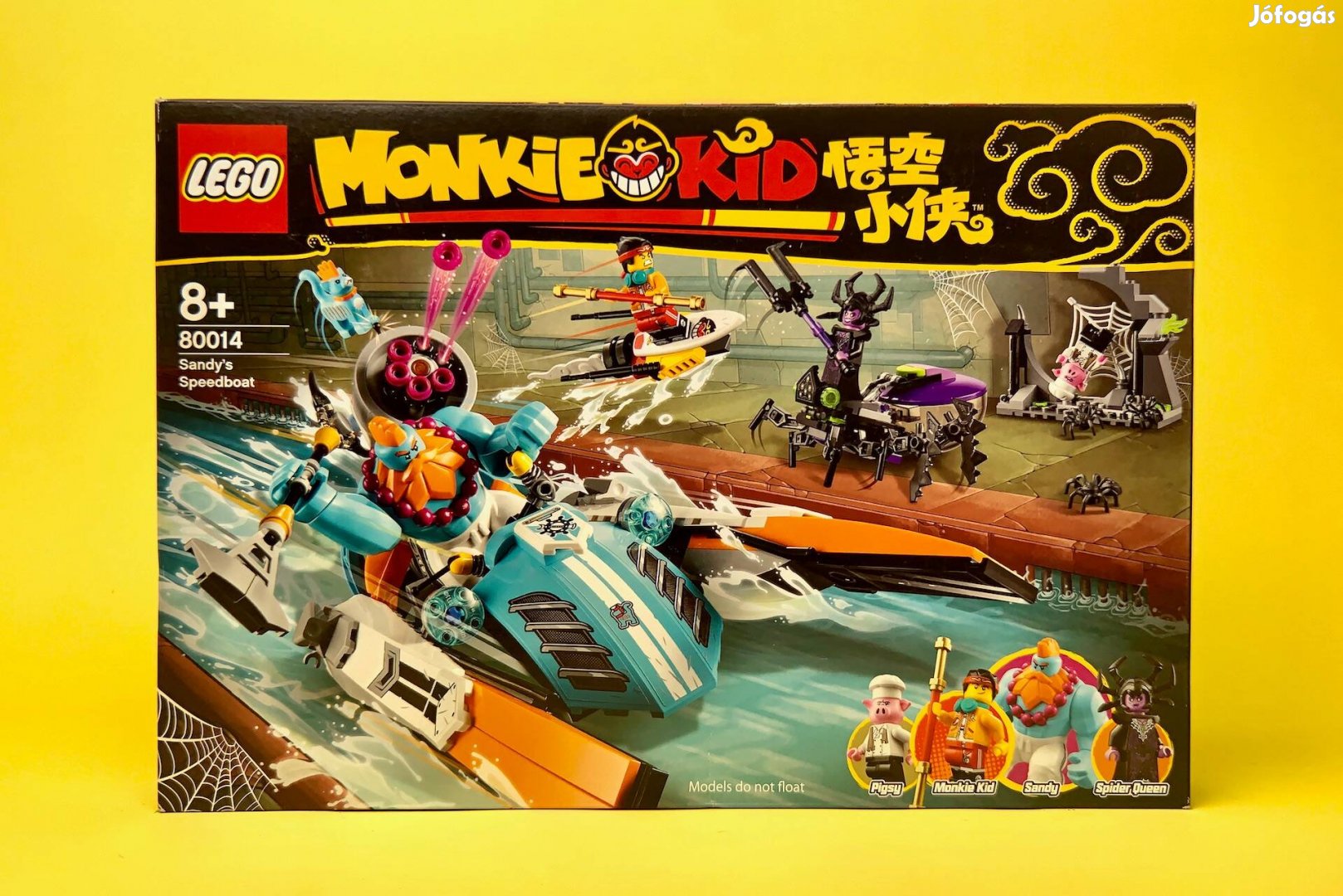LEGO Monkie Kid 80014 Sandy's Speedboat, Uj, Bontatlan