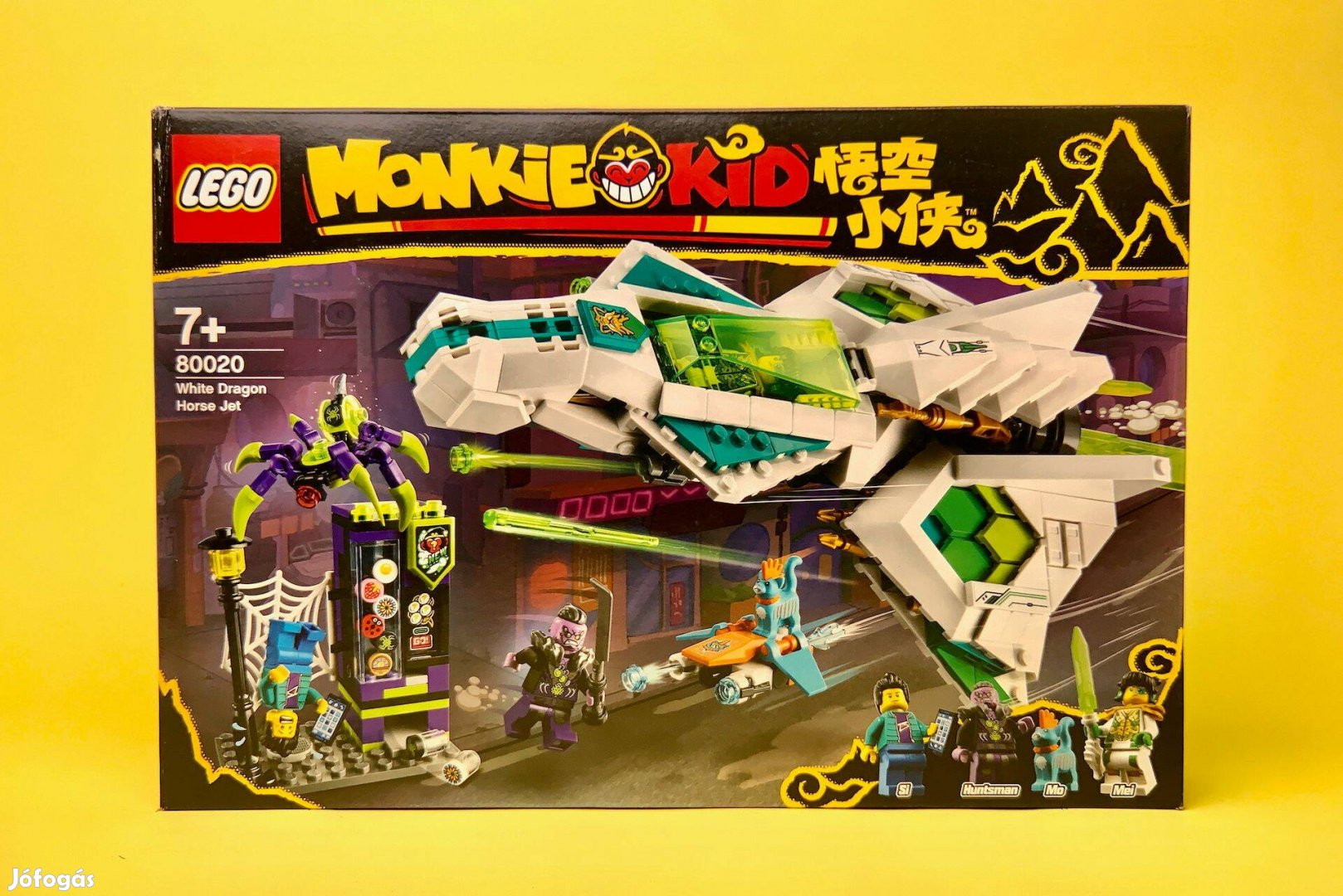 LEGO Monkie Kid 80020 White Dragon Horse Jet, Új, Bontatlan