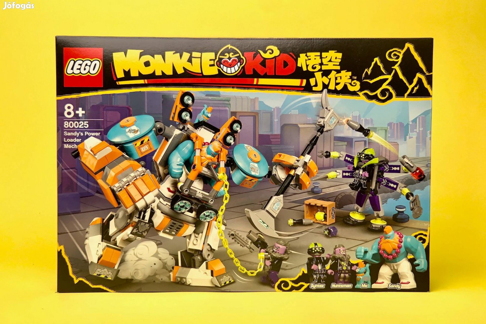 LEGO Monkie Kid 80025 Sandy's Power Loader Mech, Új, Bontatlan