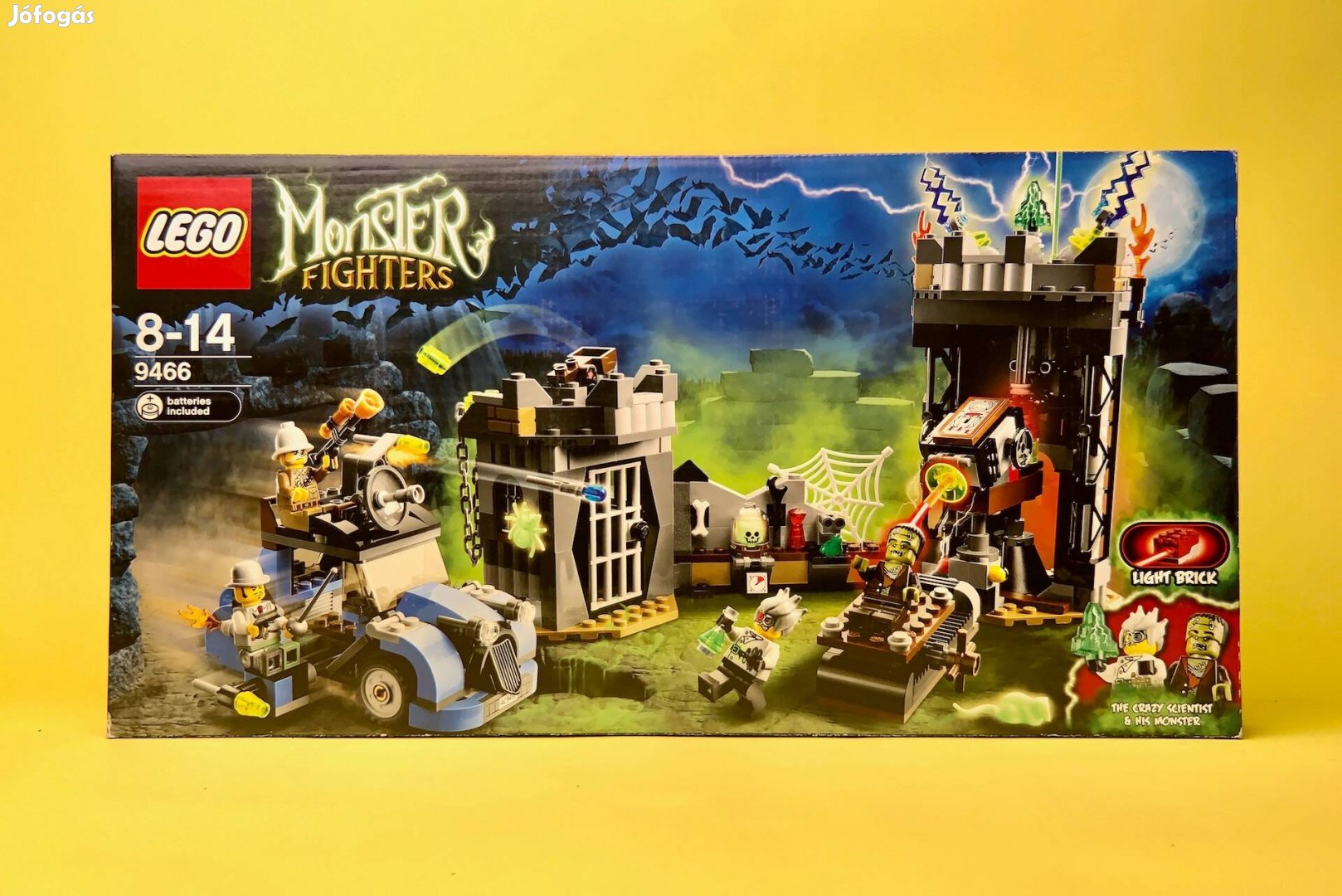 LEGO Monster Fighters 9466 Az őrült professzor és szörny. Uj Bontatlan