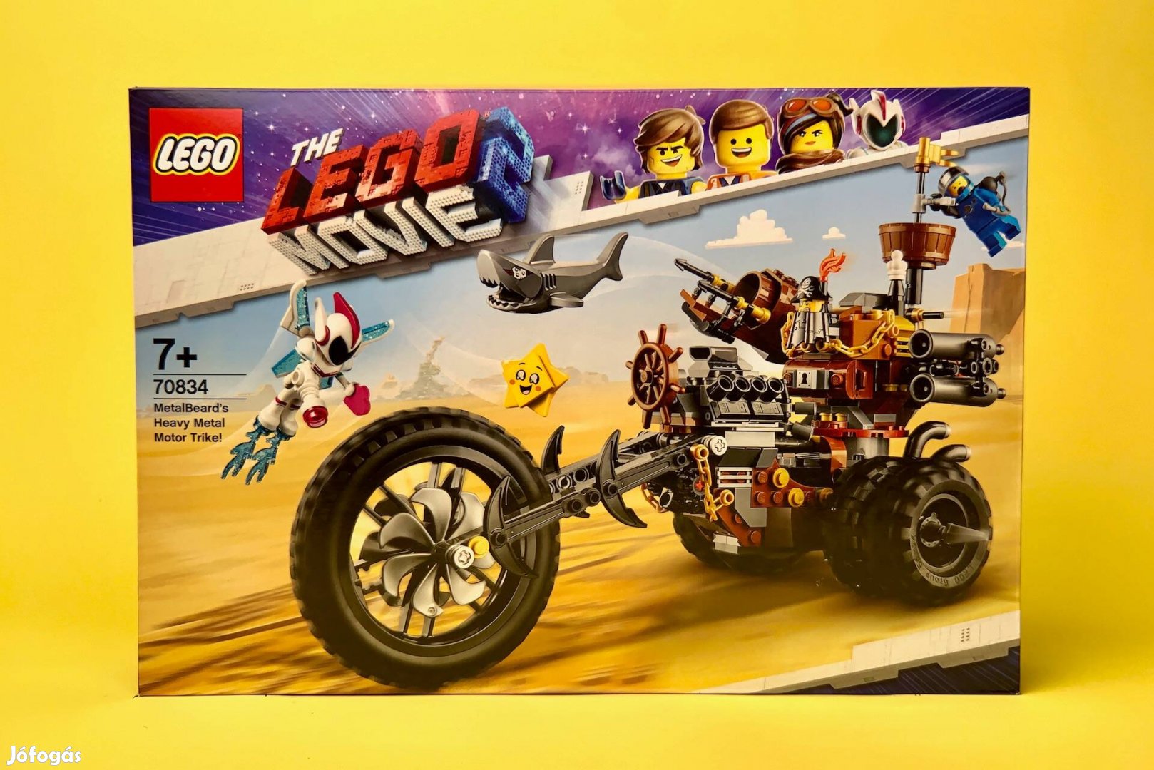 LEGO Movie 2 70834 Metalbeards Heavy Metal Motor Trike, Uj, Bontatlan