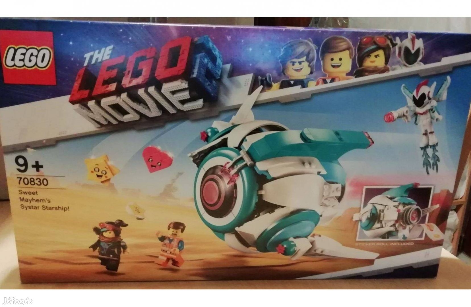 LEGO Movie 2 - Édes Káosz Tesho űrhajója! (70830) Új, bontatlan