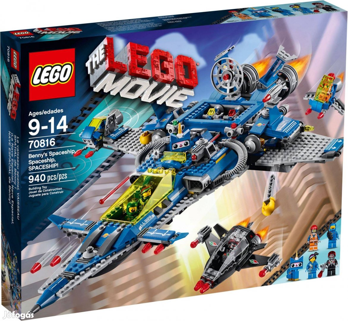 LEGO Movie 70816 Benny's Spaceship, Spaceship, Spaceship! új, bontatla