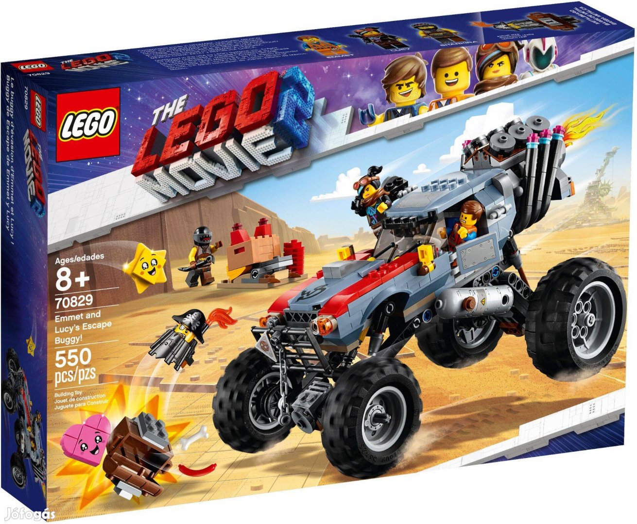 LEGO Movie 70829 Emmet and Lucy's Escape Buggy! bontatlan, új