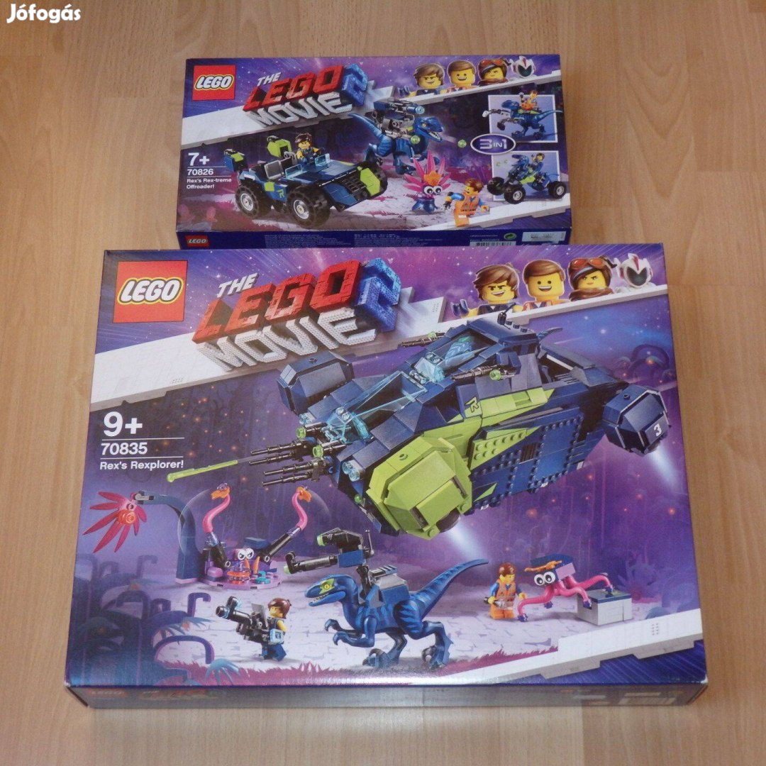 LEGO Movie Rex jármű csomag: 70826 + 70835