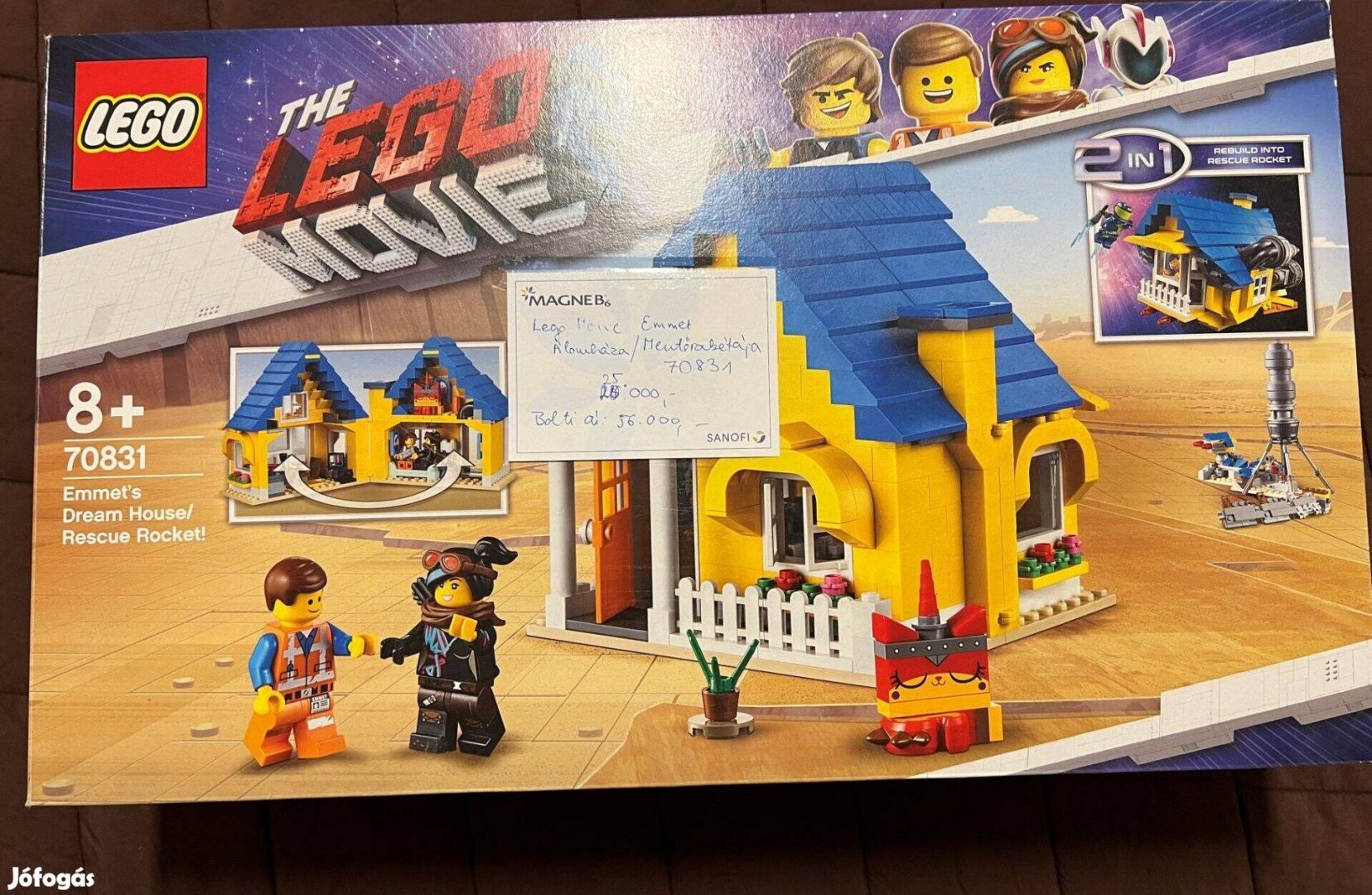 LEGO Movie - Emmet Álomháza/Mentőrakétája (70831)