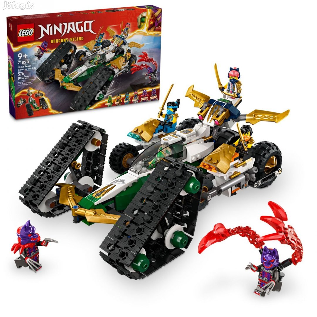 LEGO NINJAGO 71820 A nindzsacsapat kombinálható járműve - 71820