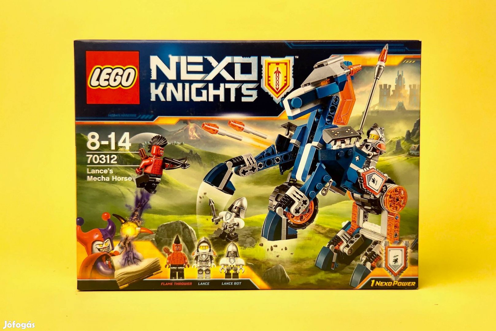 LEGO Nexo Knights 70312 Lance's Mecha Horse, Uj, Bontatlan