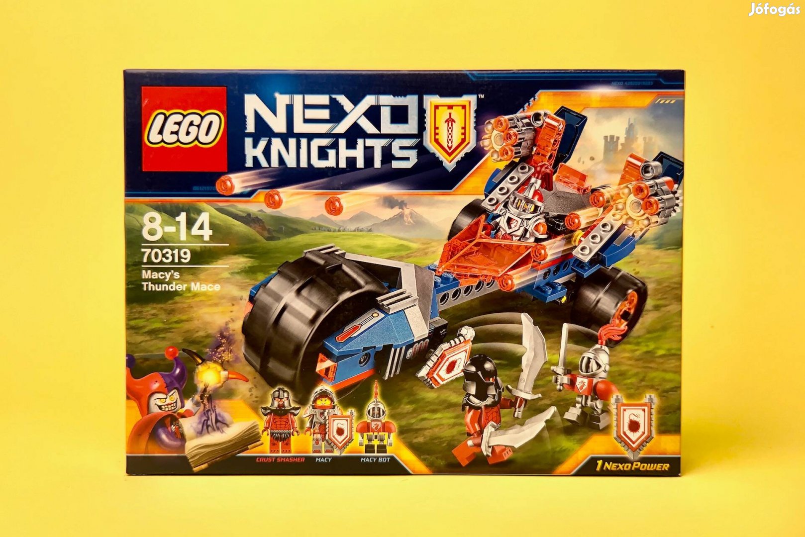 LEGO Nexo Knights 70319 Macy's Thunder Mace, Uj, Bontatlan