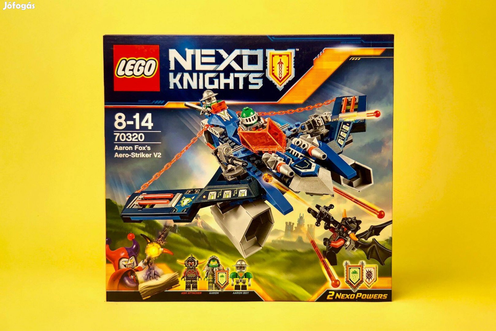 LEGO Nexo Knights 70320 Aaron Fox's Aero-Striker V2, Új, Bontatlan