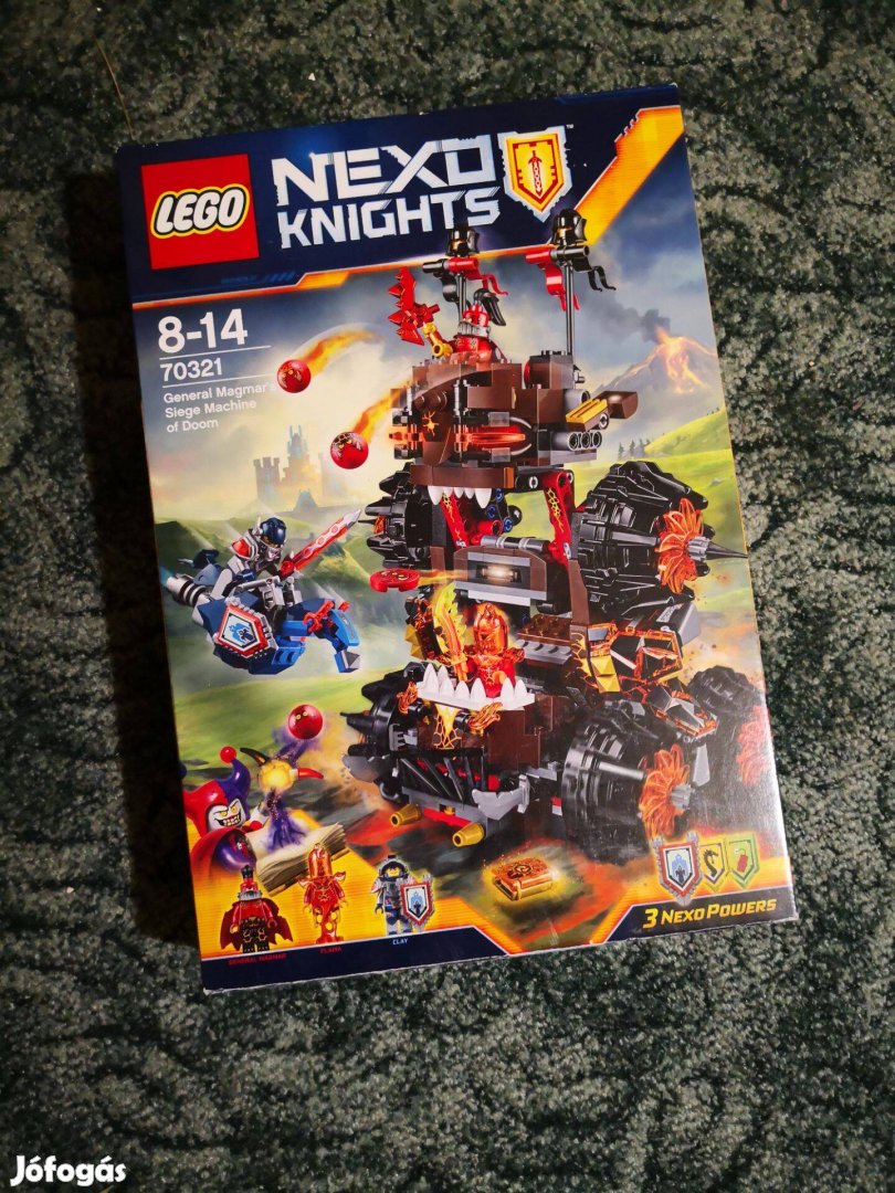 LEGO Nexo Knights 70321 Magmar tábornok végzetes ostromgépe