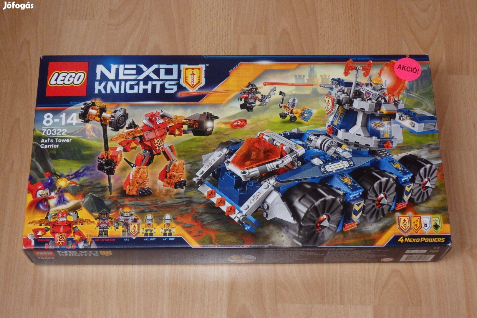 LEGO Nexo Knights 70322: Axl's Tower Carrier - bontatlan