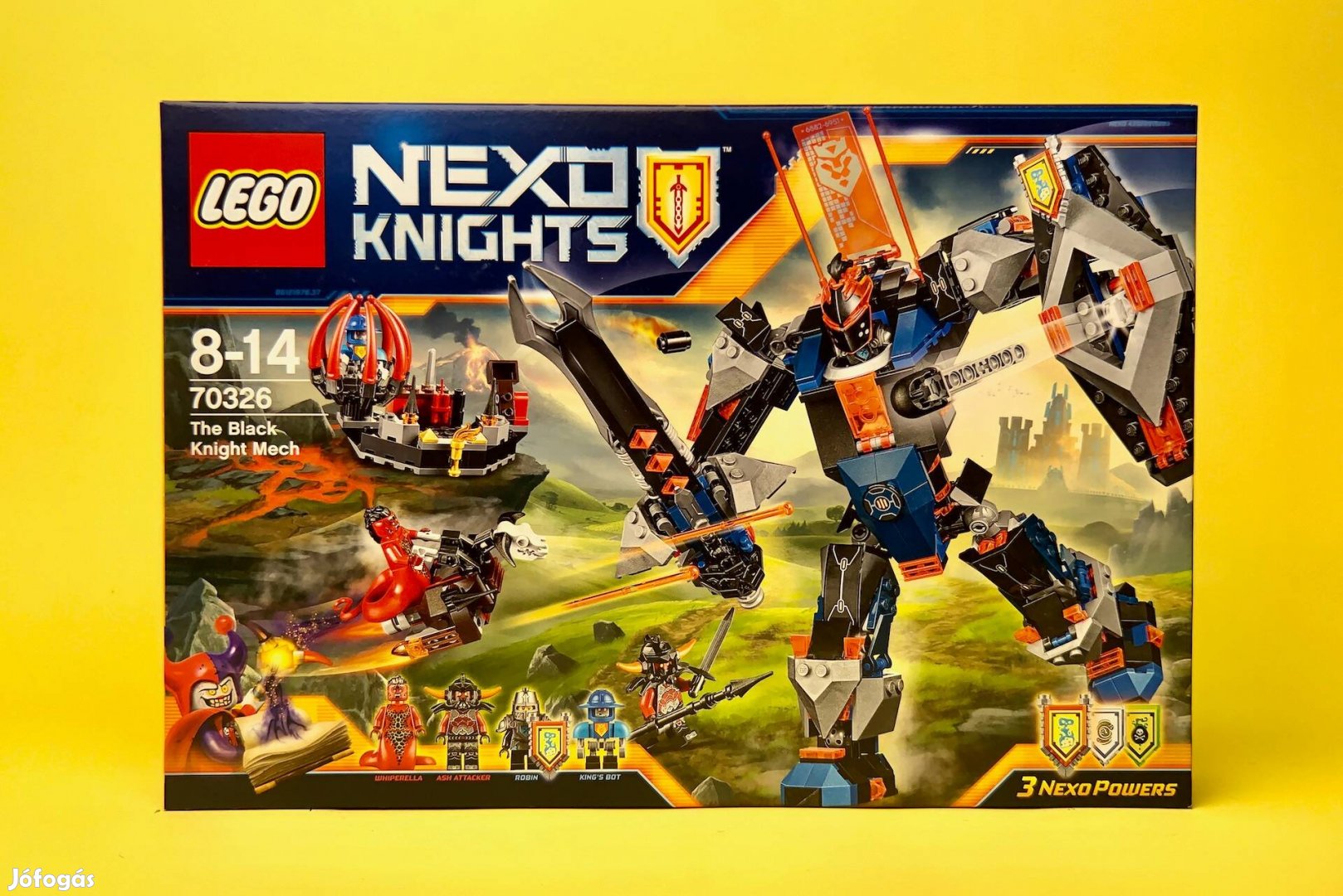 LEGO Nexo Knights 70326 The Black Knight Mech, Uj, Bontatlan