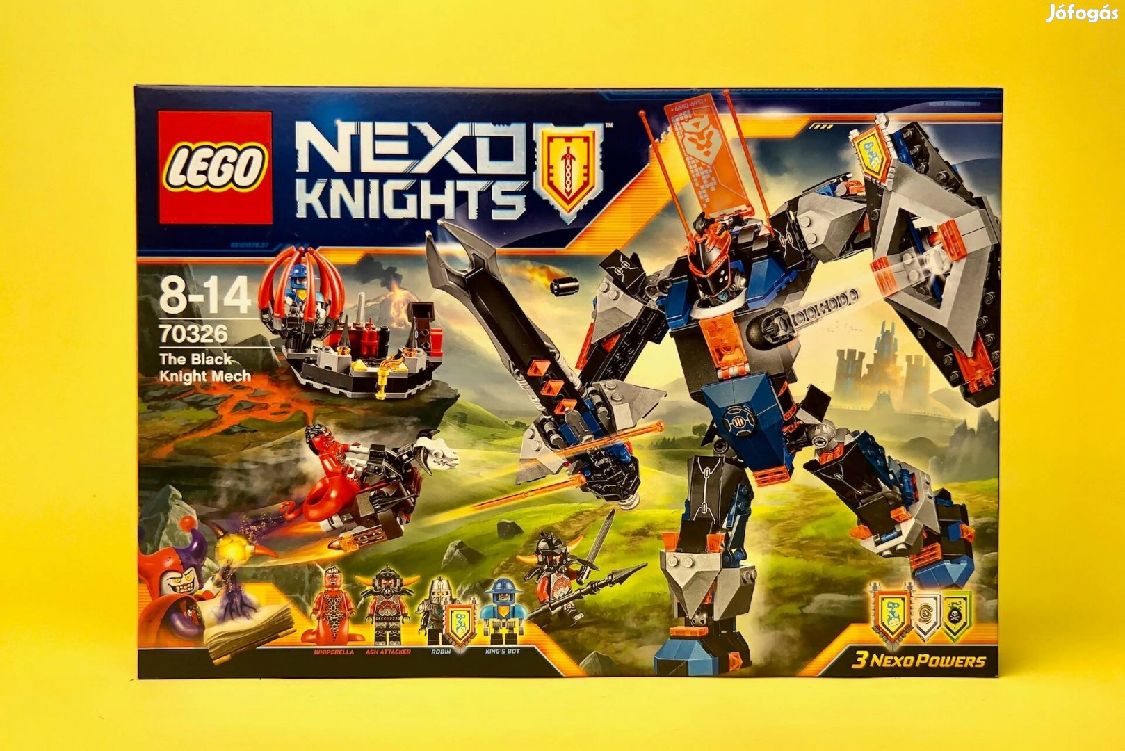 LEGO Nexo Knights 70326 The Black Knight Mech, Uj, Bontatlan