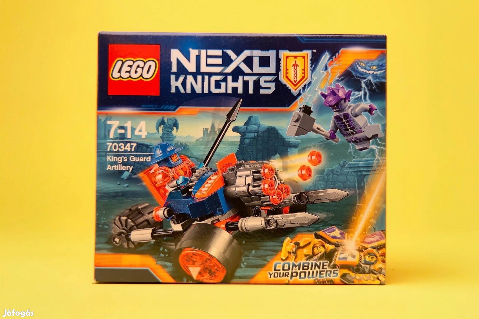 LEGO Nexo Knights 70347 King's Guard Artillery, Új, Bontatlan