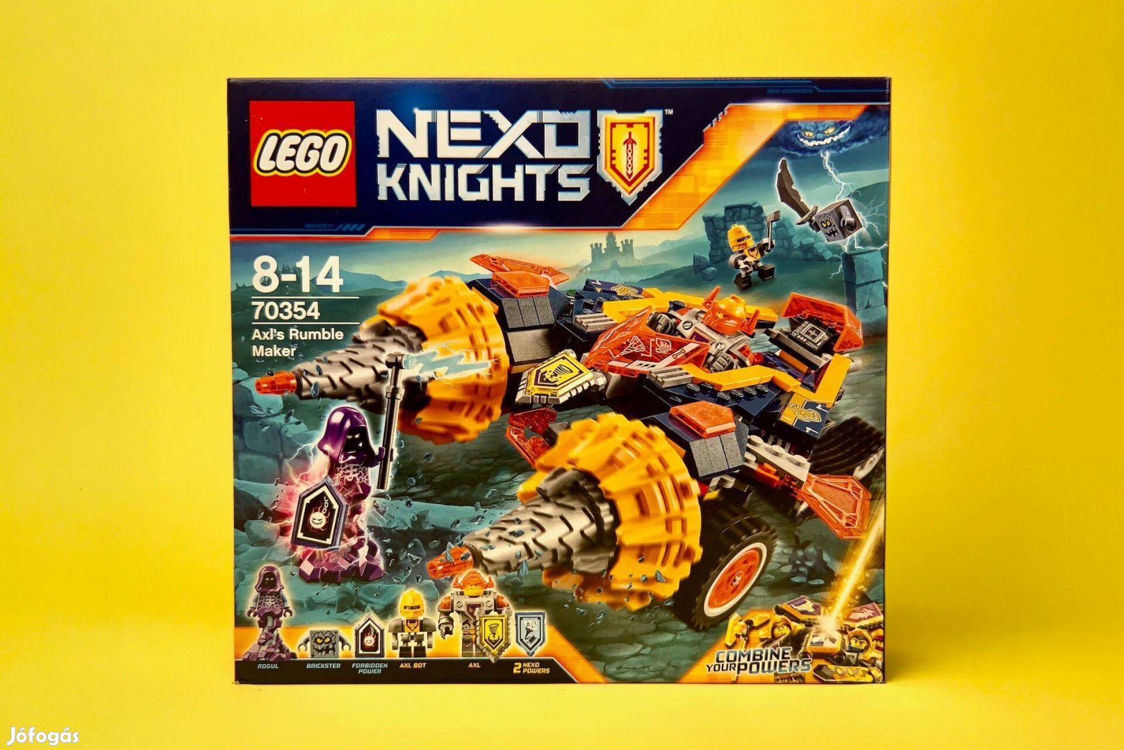 LEGO Nexo Knights 70354 Axl's Rumble Maker, Uj, Bontatlan