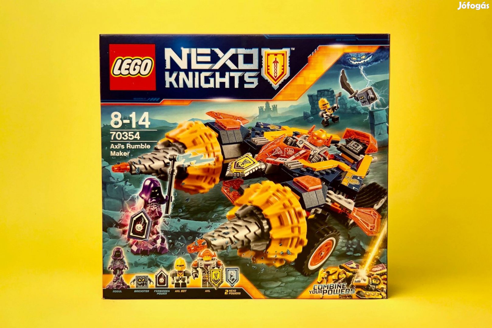 LEGO Nexo Knights 70354 Axl's Rumble Maker, Uj, Bontatlan