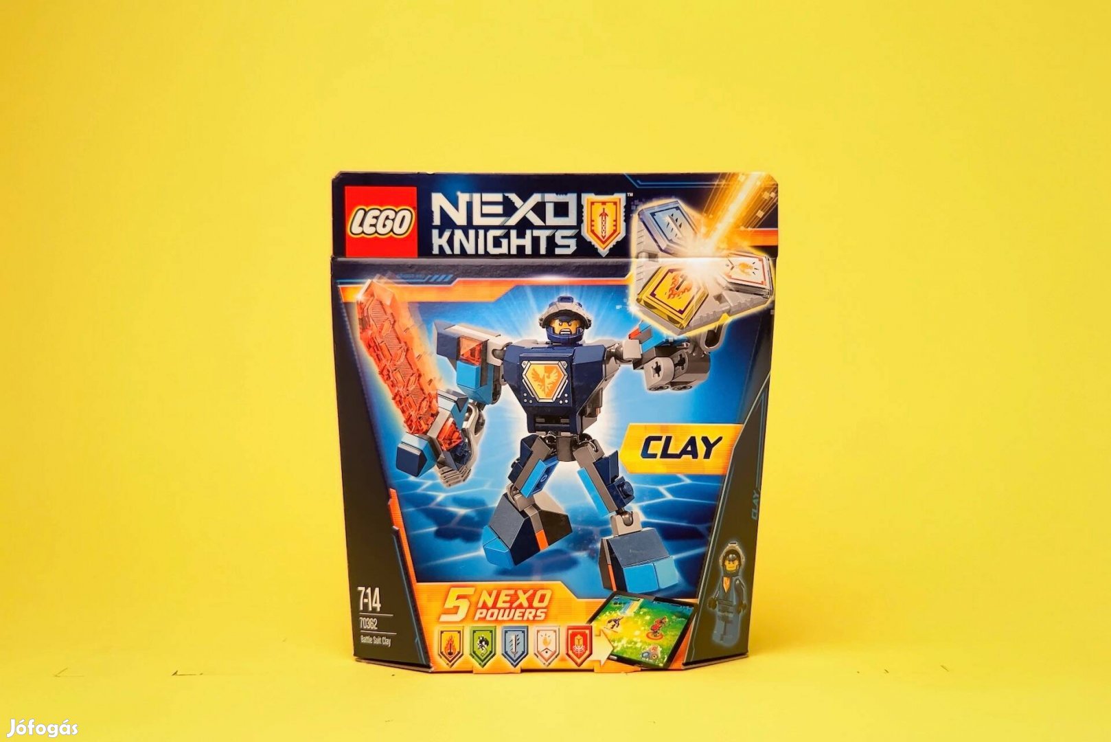 LEGO Nexo Knights 70362 Battle Suit Clay, Új, Bontatlan