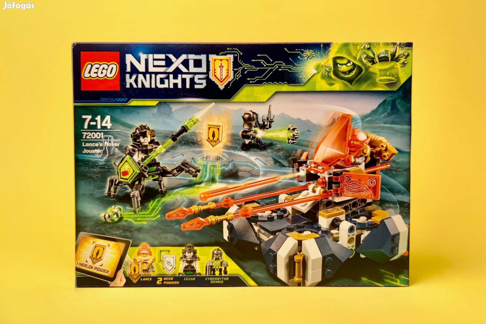 LEGO Nexo Knights 72001 Lance's Hover Jouster, Uj, Bontatlan