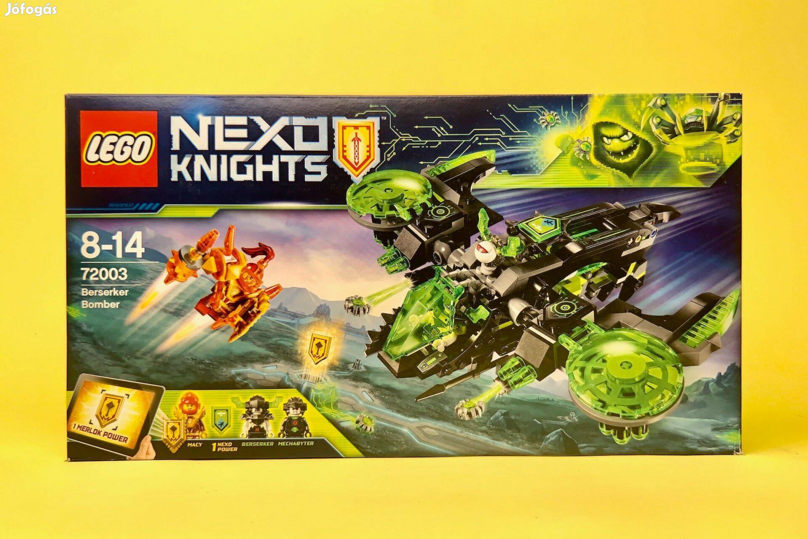 LEGO Nexo Knights 72003 Berserker Bomber, Uj, Bontatlan