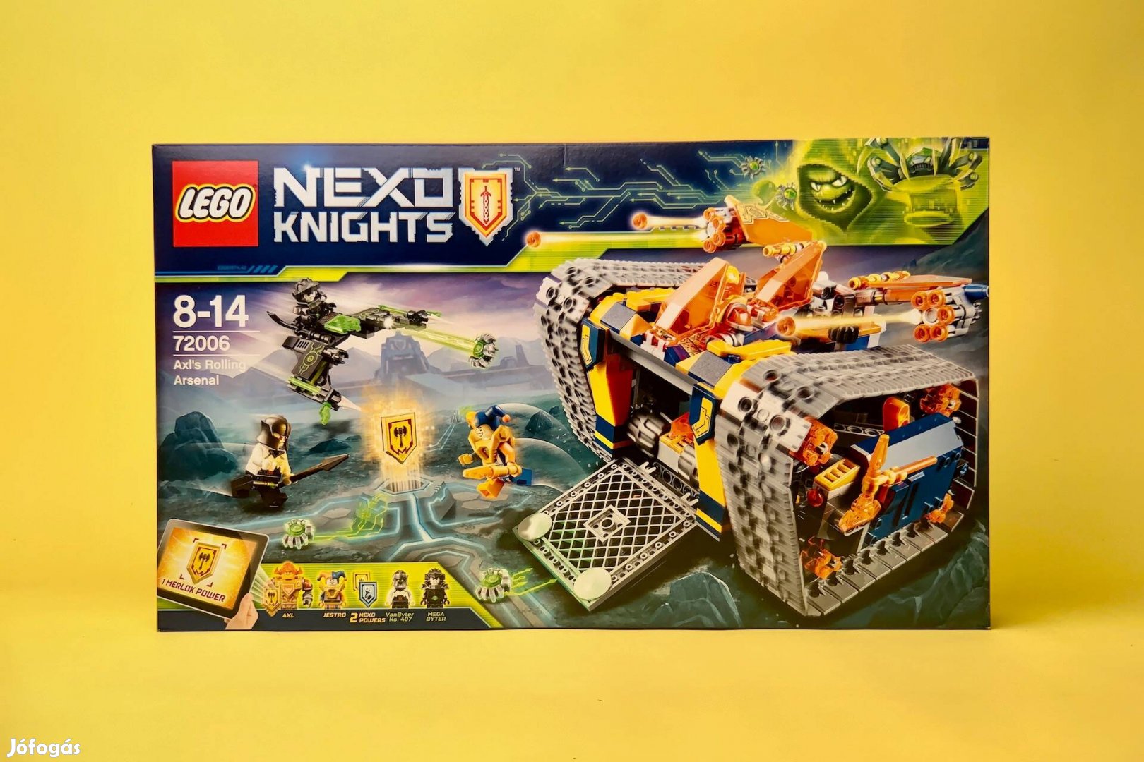 LEGO Nexo Knights 72006 Axl's Rolling Arsenal, Uj, Bontatlan