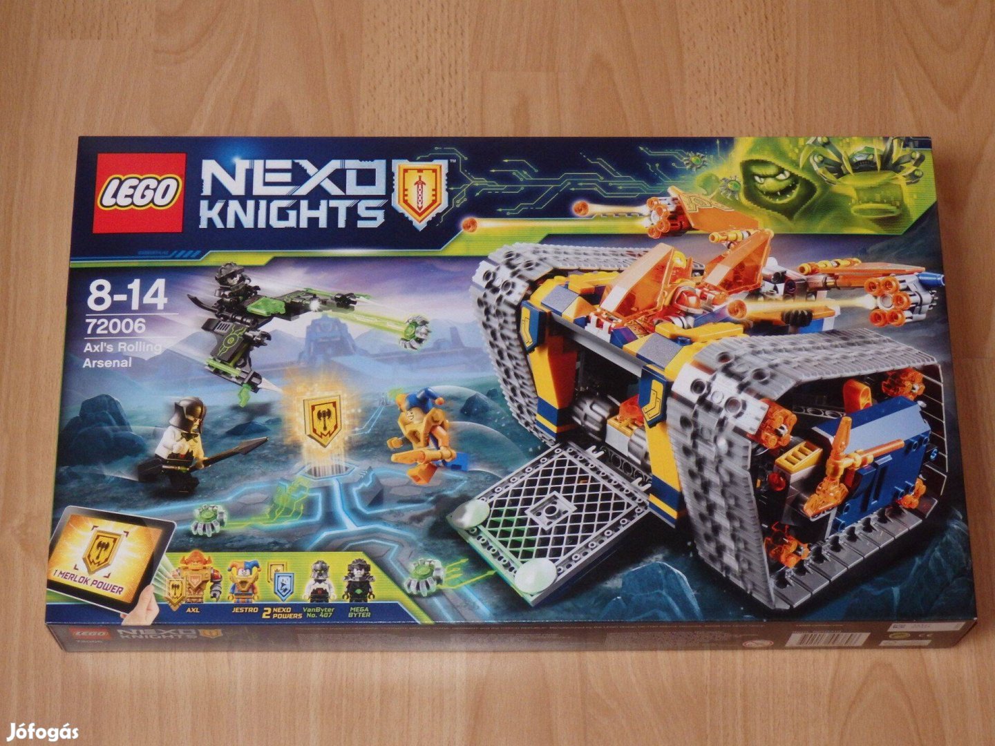 LEGO Nexo Knights 72006: Axl's Rolling Arsenal - bontatlan