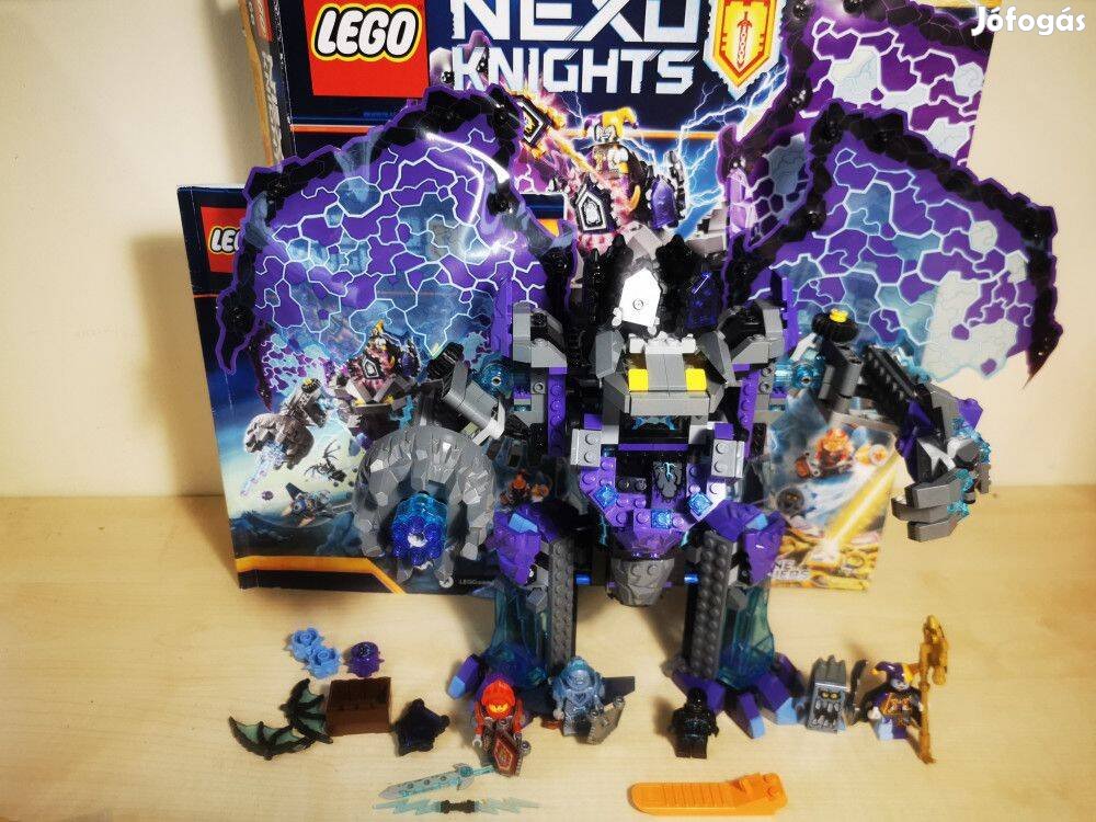 LEGO Nexo Knights - A teljes rombolás kőkolosszusa (70356) (doboz+ka