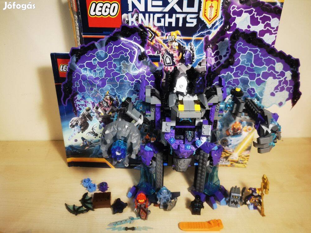 LEGO Nexo Knights - A teljes rombolás kőkolosszusa (70356) (doboz+ka