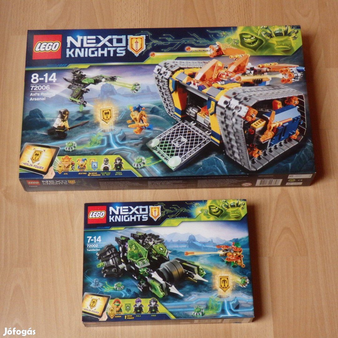 LEGO Nexo Knights csomag: 72002 + 72006