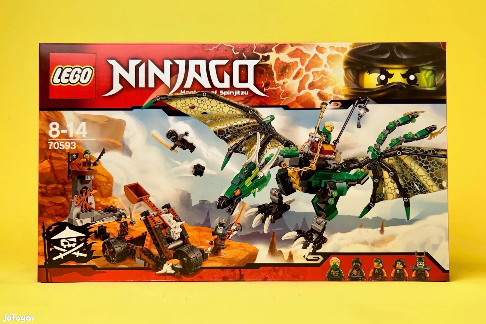 LEGO Ninjago 70593 A Zöld Nrg sárkány, Új, Bontatlan