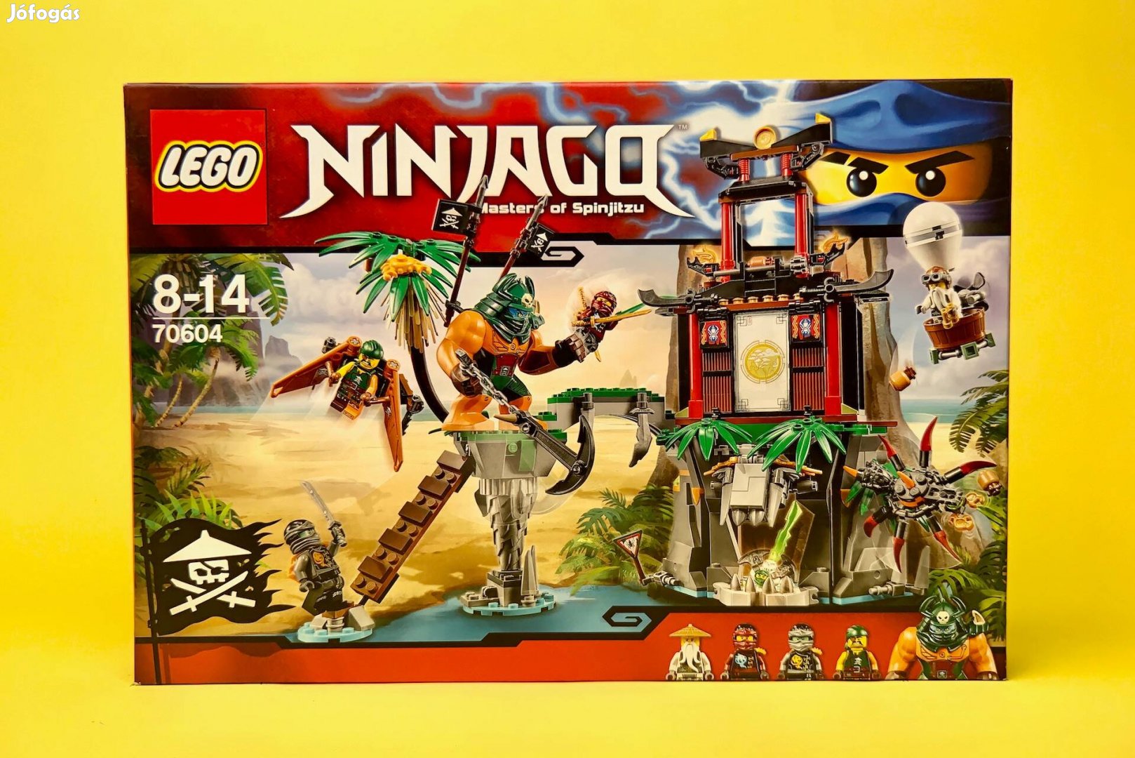 LEGO Ninjago 70604 Tiger Widow Island, Uj, Bontatlan