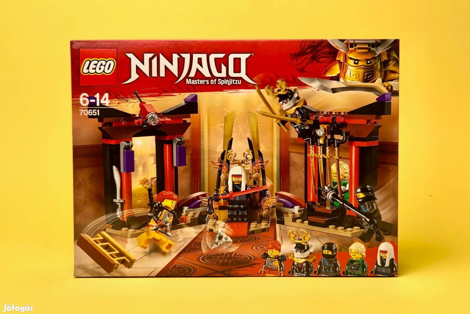 LEGO Ninjago 70651 Throne Room Showdown, Uj, Bontatlan