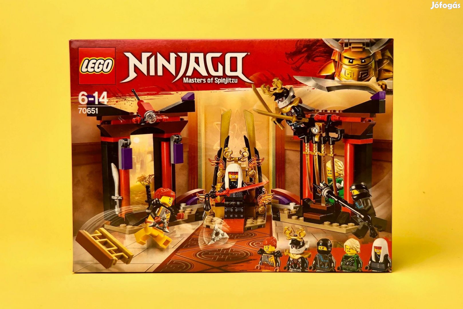 LEGO Ninjago 70651 Throne Room Showdown, Uj, Bontatlan