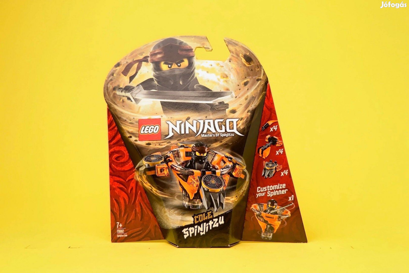 LEGO Ninjago 70662 Spinjitzu Cole, Új, Bontatlan