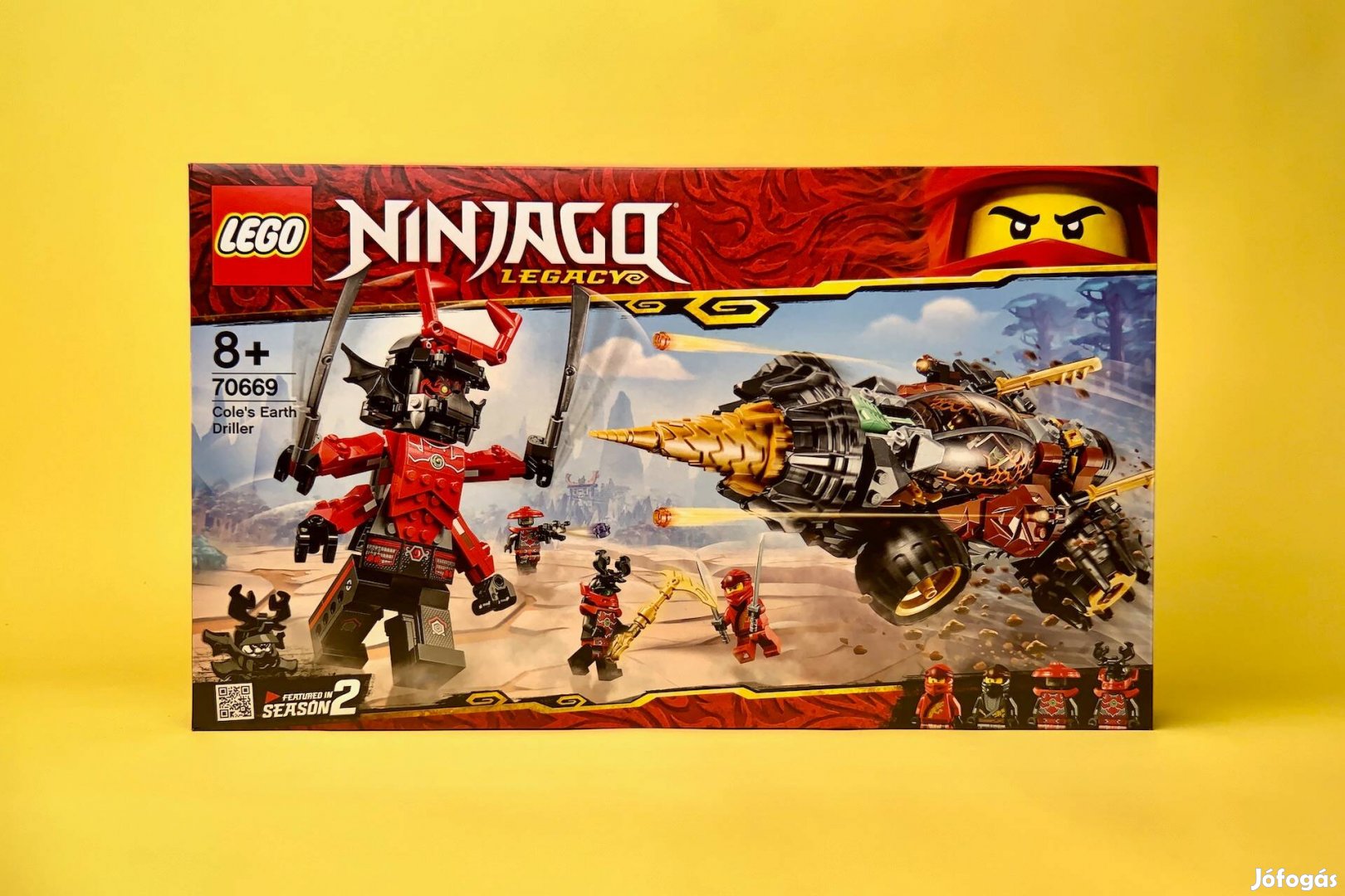 LEGO Ninjago 70669 Cole földfúrója, Uj, Bontatlan