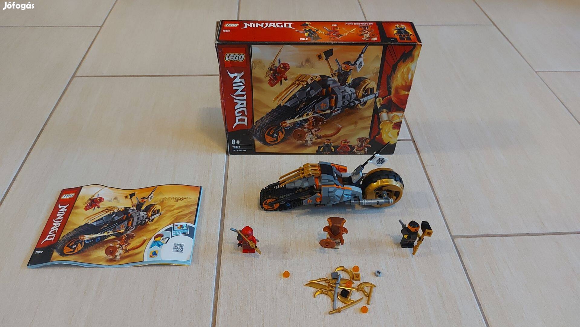 LEGO Ninjago 70672 - Cole cross motorja