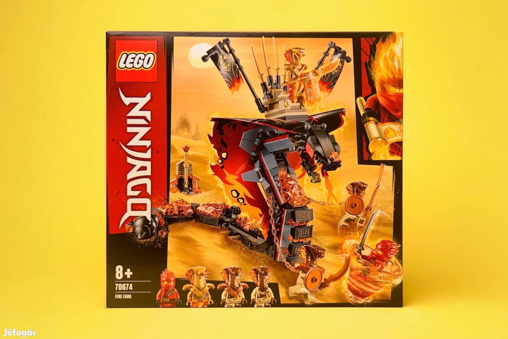 LEGO Ninjago 70674 Fire Fang, Új, Bontatlan