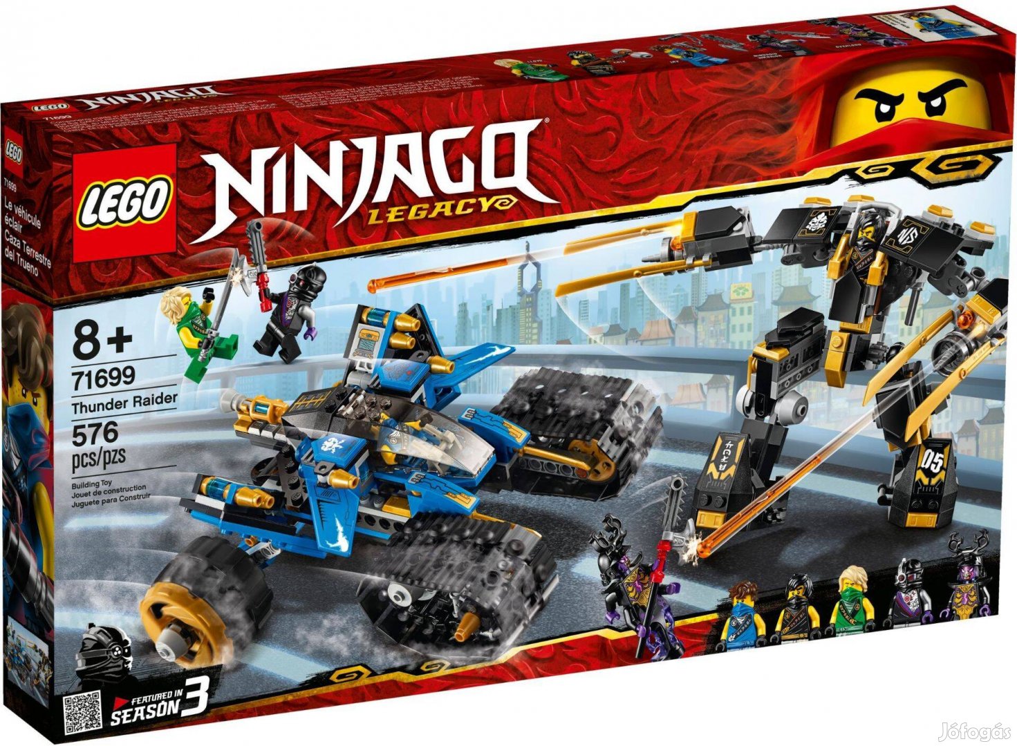 LEGO Ninjago 71699 Thunder Raider bontatlan, új