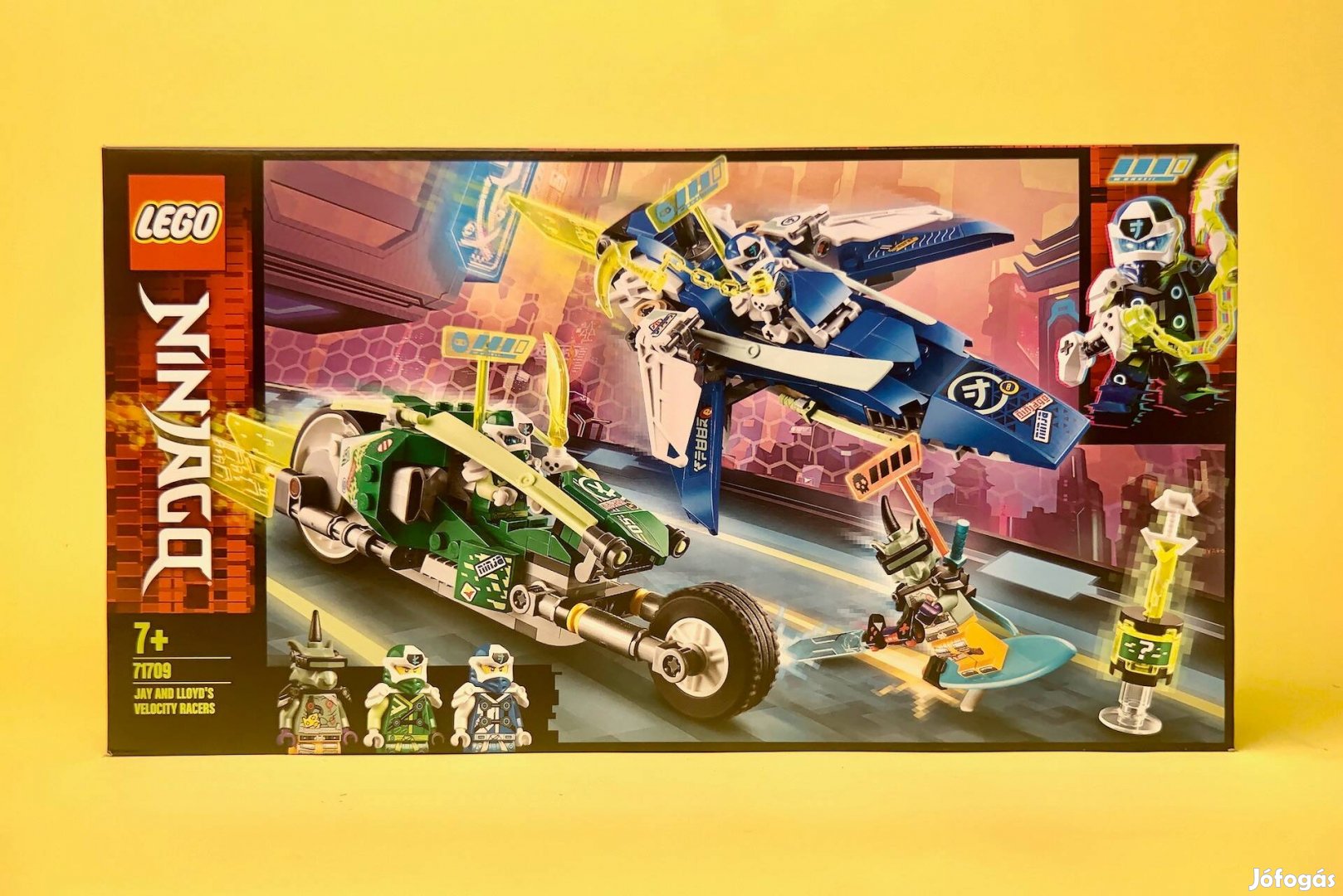 LEGO Ninjago 71709 Jay and Lloyd's Velocity Racers, Uj, Bontatlan